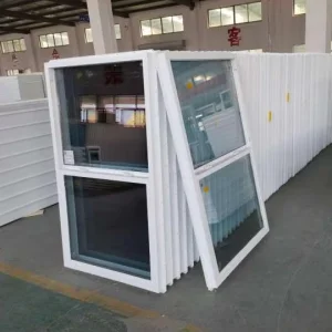 American Style NFRC NAMI Certified High Quality Vinyl PVC Top And Down Single Hung Window