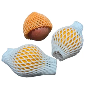 EPE Foam Flexible Net Sleeve Pocket Shockproof Protection Transport Packing Vegetable Fruit Mesh Bag Custom Size Color Available
