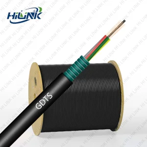 Outdoor Gdts Double Jacket PE Sheath Access Optical Hybrid Cable Optical Fiber Cable