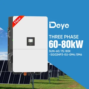 Deye Hybrid Solar Inverter 60KW 70KW 75KW 80KW Three Phase Solar Hybrid Inverter