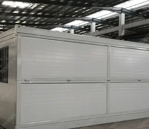 Servicio en línea de casa contenedor plegable para dormitorio de hotel residencial prefabricado