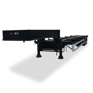 3-Axle Skeletal/Skeleton Semi-Trailer 20 FT 40 FT 45 FT Steel Frame Chassis Master Container Transport Semi Trailer