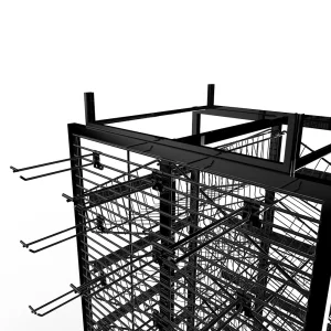 Wire Metal Beer Drink Display Rack Supply for 7-11/Circle K