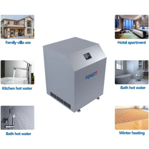 Full DC Inverter Geothermal Water Source Heat Pump Gshp Heating Cooling Hot Water