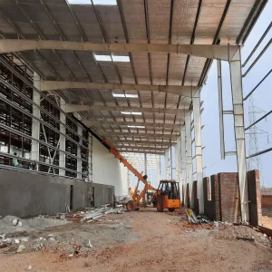 High Rise Modular Construction Metal Prefabricated Industrial Commercial Workshop Office Prefab Prefabricated Steel Structure Building