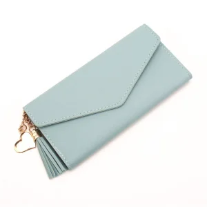 Long Women's Wallet Female Purses Tassel Coin Purse Card Holder Wallets