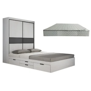 Bay Window Tatami Storage and Storage Integrated Bed