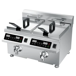 Commercial Induction Deep Fryer Double 8L