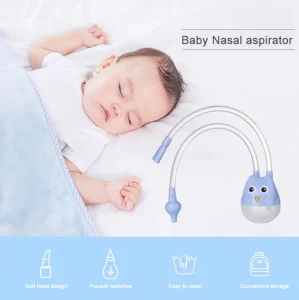 Suprimentos para Bebês de Grau Alimentício para Limpeza de Nariz Aspirador Nasal Manual de Alta Qualidade para Crianças