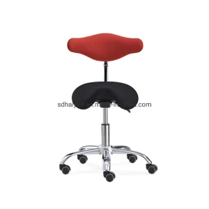 Ergonomic Medical Saddle Doctor Surgical Stool with Backrest
