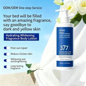 Brightening Hydrating Body Lotion - Niacinamide+ Ceramide +Arbutin, Skin Lightening Revitalizer Daily Nourishing Full Body Care