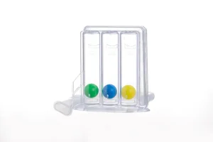 Lung Exercise Device Respiratory Exerciser 3 Ball Spirometer Plastic Medical Incentive Breathing