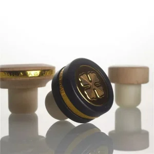 Wholesale Glass Wooden Cork For Liquor Bottle