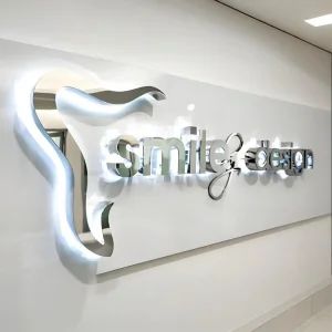 Backlit LED Letters for Stores