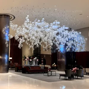 Artistic Glass Ball Chandelier
