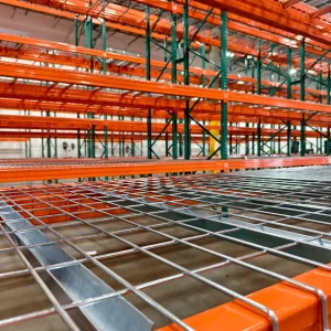 Heavy-Duty Teardrop Pallet Rack Welded Steel Upright Frame Footplate Bolt-Structured Shelves Industrial Warehouse Powder Coating