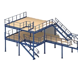 Nanjing Rack Service 2-3 Levels Heavy Duty Mezanine Racks for Warehouse Storage