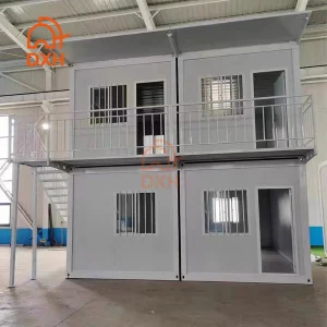 Double-Layer Fast Install Coffee Shop Mining Camp Temporary Office Dormitory Prefabricated Container