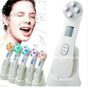4 Light LED & EMS Facial Lift Skin Rejuvenation Electric EMS Facial Massager