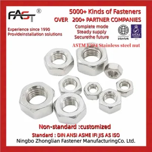 Marine-Grade ASTM F594 Ss Nut - Resistant to Saltwater Corrosion