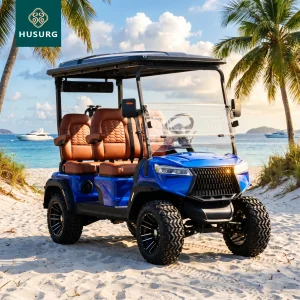 4 Seater Electric Golf Buggy Motor Dual Battery