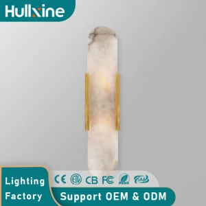 Modern Iron Marble LED Wall Sconce