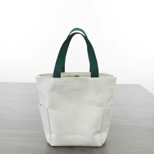 Factory Custom Women's Fashion Canvas Bag Custom Logo Available With Lining Zipper &amp; Snap Button Multi-Size Customizable