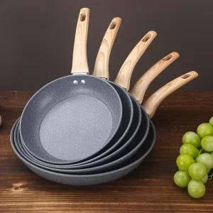 Chaoda Maifan Stone Non-Stick Frying Pan Skillet - Multipurpose Smokeless Cookware for Pancakes, Eggs, Steak &amp; Stir-Fry,