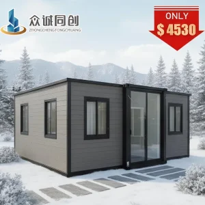 Modular Apartment Building with New Material for Garden Shed