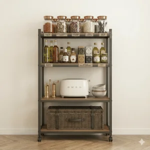 Racks and Shelves Display Stand for Supermarket and Retail Store Organization with Metal Shelving Unit
