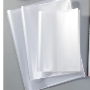 Wholesale Transparent PVC Cover Rubber Sleeve Notebook Student Protective Book Cover
