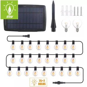 Solar 2W 4W 6W 8W LED Edison Bulb Light Vintage Decorative Garden LED Antique Dimmable Bulb Amber/Smoky E27 E14 B22 B15LED Flame Filament Lamp LED Filament Bulb