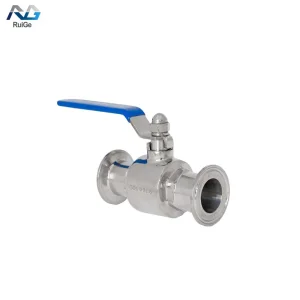 304 316 Stainless Steel Sanitary Quick-Clamp Ball Valve