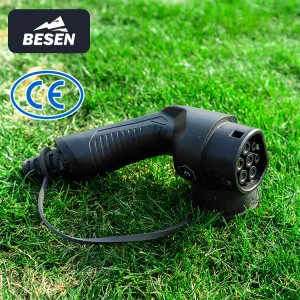 OEM ODM 16A 32A IP66 New Energy Vehicle Parts &amp; Accessories Type 2 IEC 62196-2 EV Charger Plug