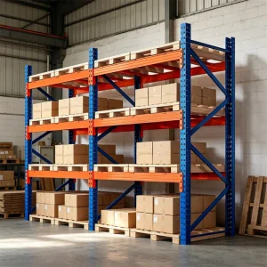 Adjustable Cold Rolled Steel Industrial Warehouse Pallet Racking Heavy Duty Storage Rack Powder Coated Steel