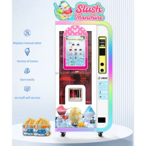 Factory Professional OEM ODM Fully Automatic Slush Smoothie Vending Machine