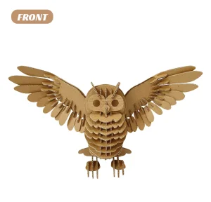 Eco-friendly 3D Cardboard Puzzle Owl
