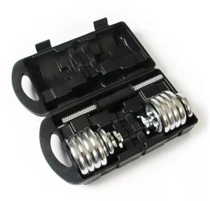 Gym Equipment Weight Lifting Power Training Strength Equipment Chrome Steel Adjustable Dumbbell