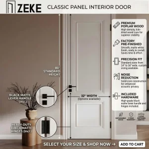 Wholesale Solid Wood Soundproof Interior Door