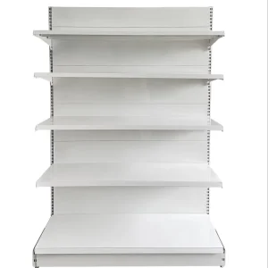 Hot Sale Single-Sided 4-Layer Metallic Light Duty Gondola Shelving