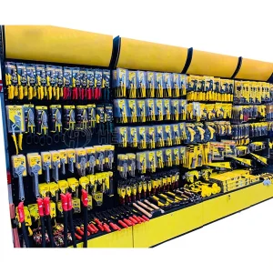 Chinese Popular Product Gardening Power Tool Display Rack Tool Hanging Shelf for Hardware Store Pegboard Display Rack