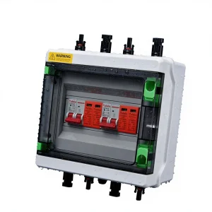 Photovoltaic Combiner Box DC 1000V IP65 Waterproof 40A/25A Plastic Cross-Border Outdoor Solar Power Distribution Box