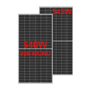 500W 530W 540W 545W 550W Painéis Solares Fotovoltaicos para Uso Residencial e Comercial