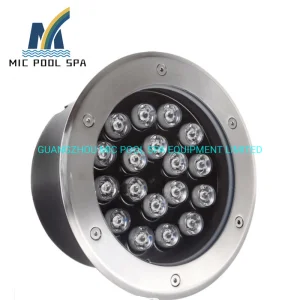 12V 20W Color Changing Underwater Waterproof Buried LED Bulbs Above Ground Swimming Pool Light