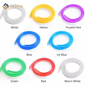 LED Silicone Flexible Neon Light Single Color Purple 24V Strip Light Outdoor Waterproof