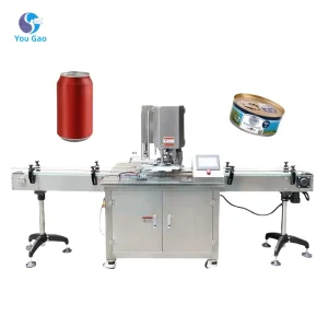 Robotic Can Sealing System Integrated with Conveyor for Unmanned Production Environment