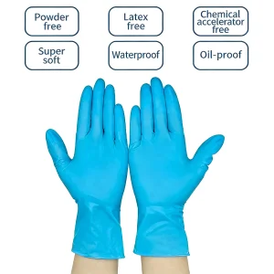 Super Soft Nutouch Vinyl Gloves Vitrile Gloves for General Household, Food Processing, Beauty, Laboratory Purpose
