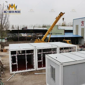 Casa contenedor de construcción de oficina portátil