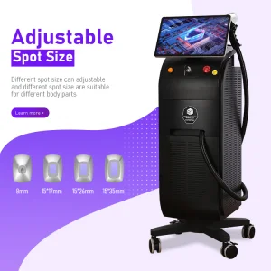 Man Bare Back Laser Hair Removal Titanium Laser Hair Removal Machine 3 Waves