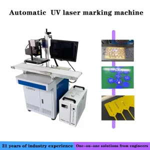 Lansu 5W UV Vision Laser Engraving System for Plastic Cable Accessories